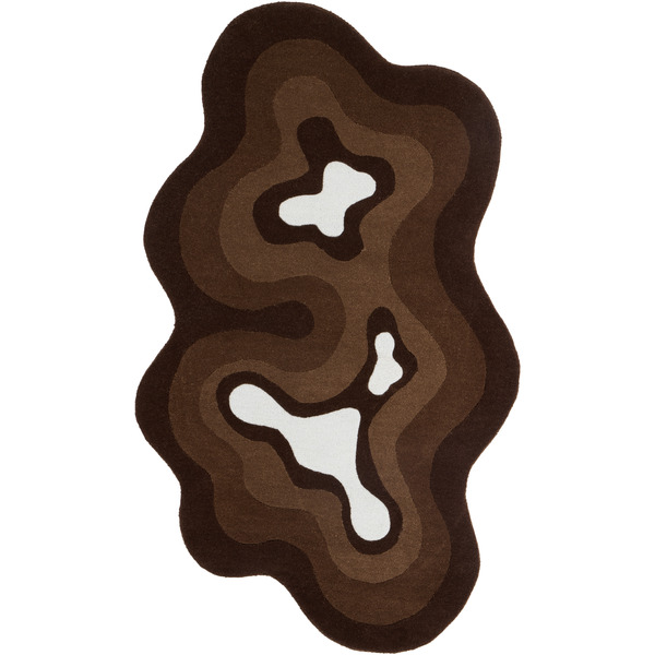  Mush Studios Brown Bur Rug 
