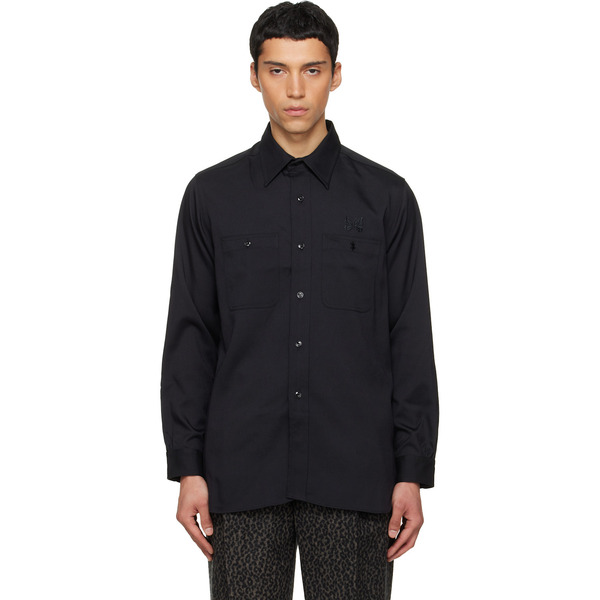  Needles Black Work Shirt 