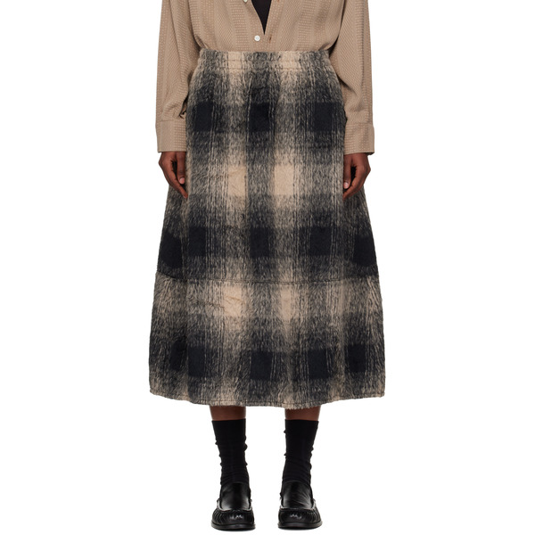  Needles Gray Balloon Midi Skirt 