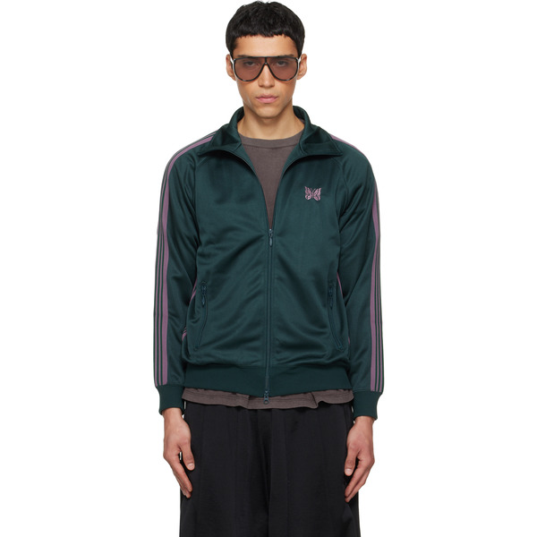  Needles Green Poly Smooth Track Jacket 