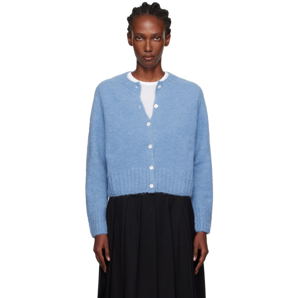  Nothing Written Blue Alpaca Knit Cardigan 
