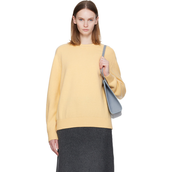  Nothing Written Yellow Jude Round Sweater 