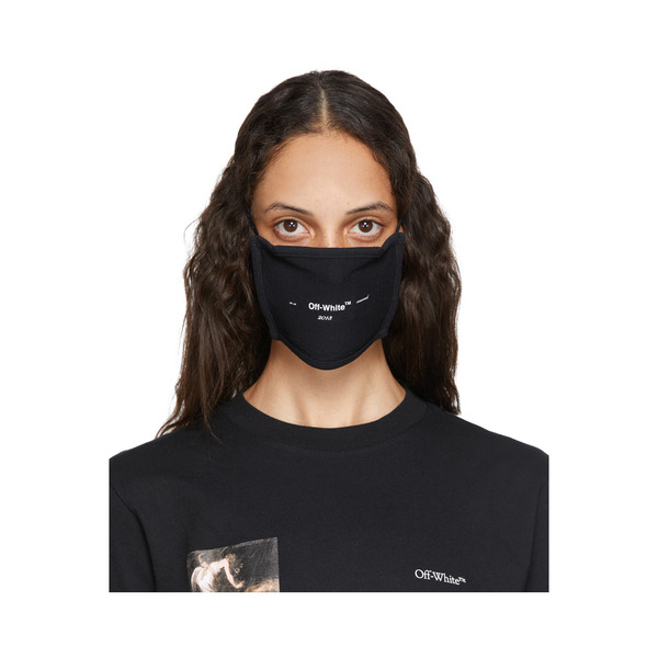  Off-white Black Logo Mask 