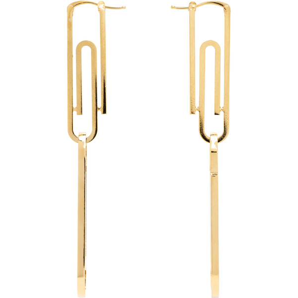  Off-white Paperclip Earrings 