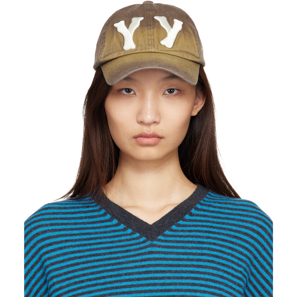  Open Yy Ssense Exclusive Brown Gradient Ball Cap 