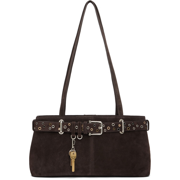  Osoi Brown Shoulder Brocle Bag 