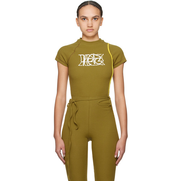  Ottolinger Khaki Rib Bodysuit 