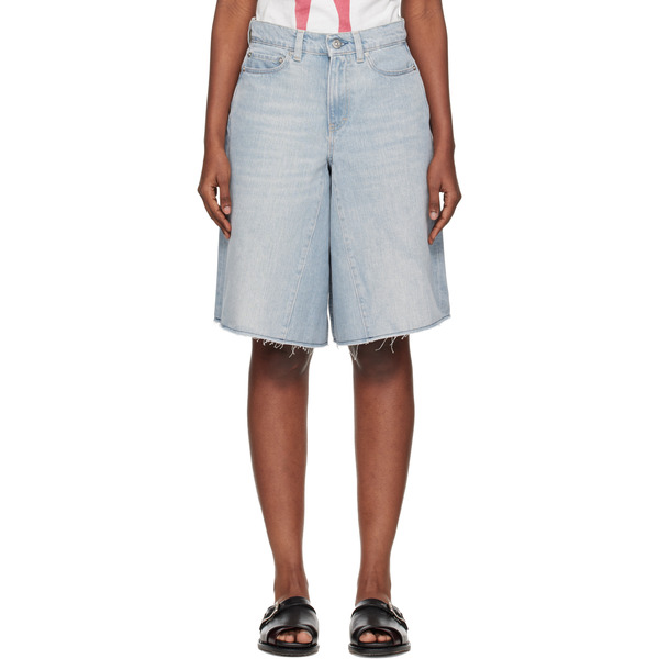  Our Legacy Blue Midi Denim Shorts 