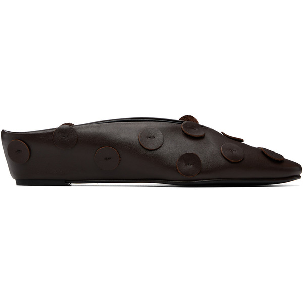  Paloma Wool Brown Fernanda Dots Mule Flats 
