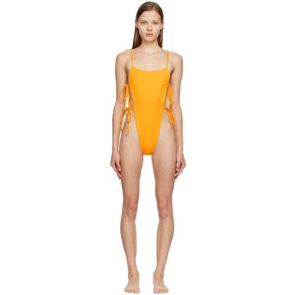  Permare Ssense Exclusive Yellow P007 One-piece Swimsuit 