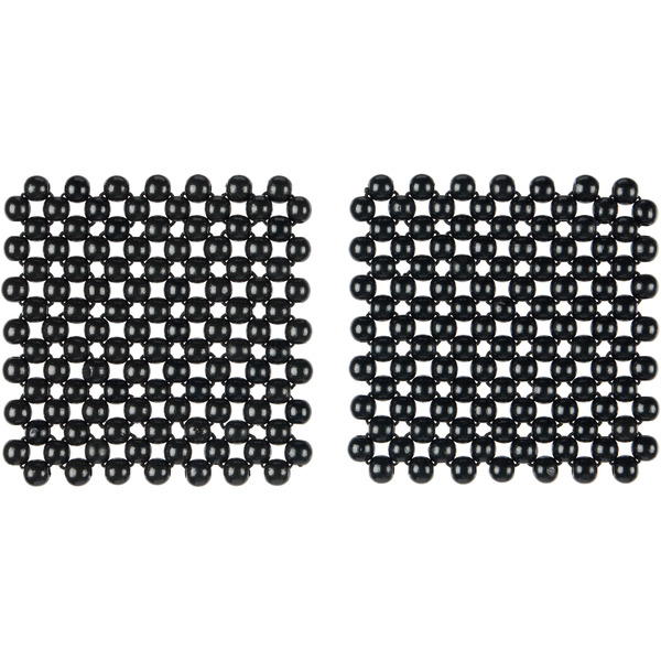  Pien Studios Black Small Lacquer Coaster Set 