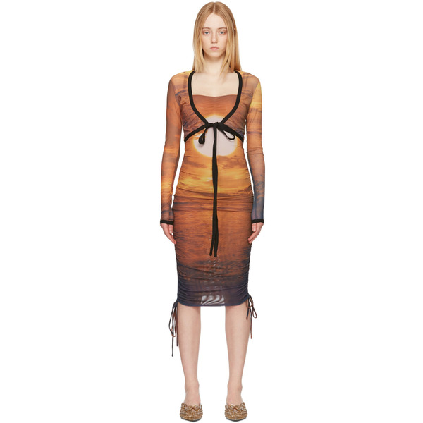  Priscavera Orange Wrap Sunset T-shirt 