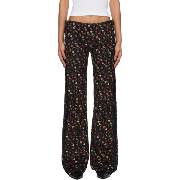  R13 Navy Boy Flare Tuxedo Jeans 