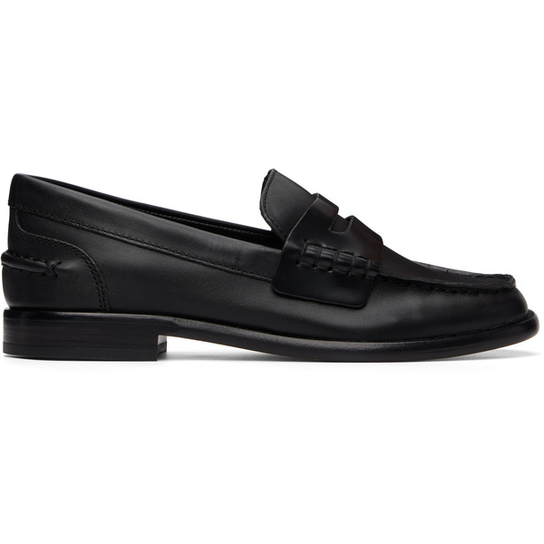  Rag & Bone Black Carter Leather Loafers 