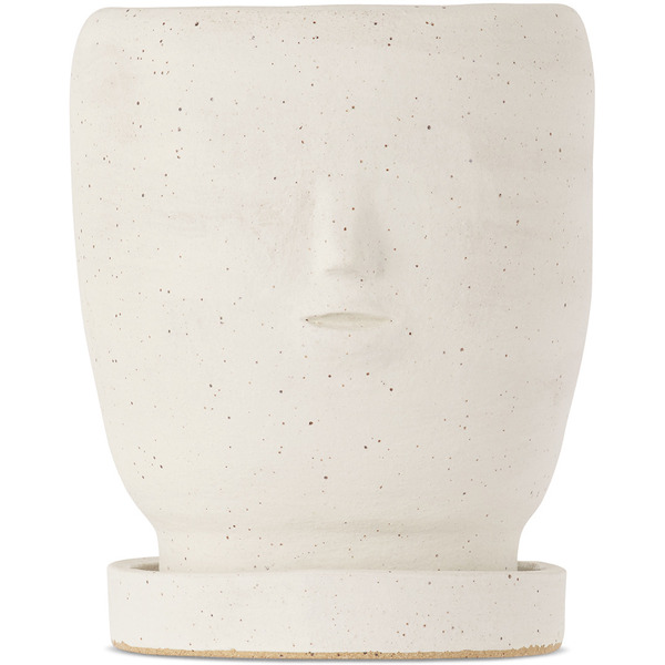  Rami Kim Studio White Footed Face Pot Set 