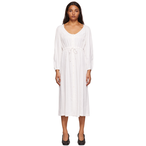  Raquel Allegra White Sunday Dress 