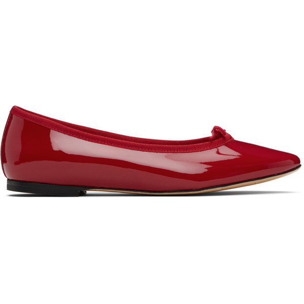  Repetto Red Cendrillon Pointed-toe Ballerina Flats 