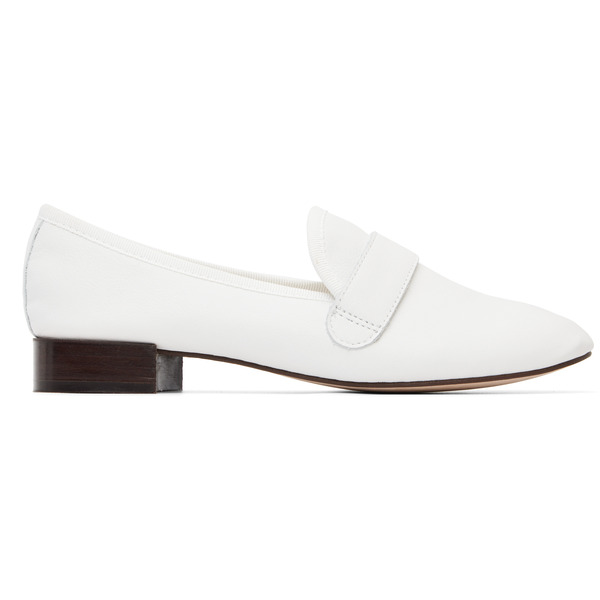  Repetto White Michael Loafers 