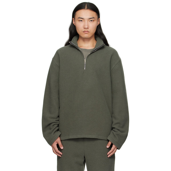  Rier Khaki Fleece Sweater 