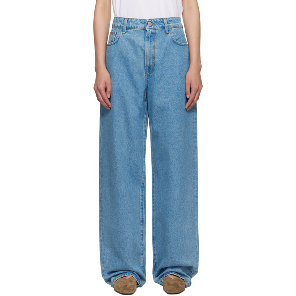  Róhe Blue Signature Baggy Fit Jeans 