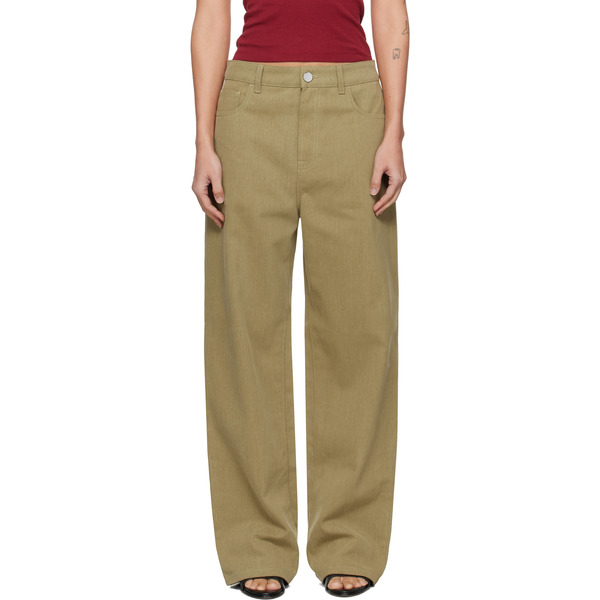  Róhe Khaki Baggy Fit Jeans 