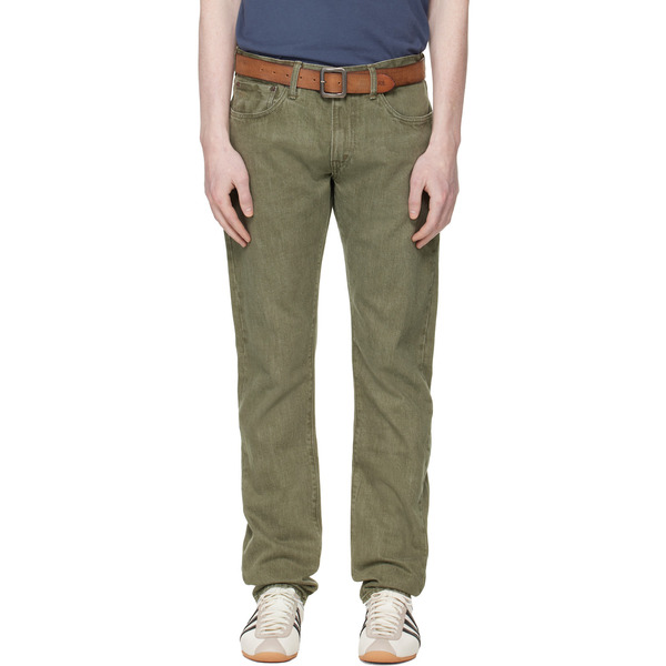  Rrl Green Slim Fit Jeans 