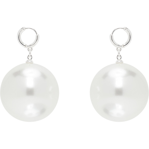  Sandy Liang Bubblegum Faux-pearl Earrings 
