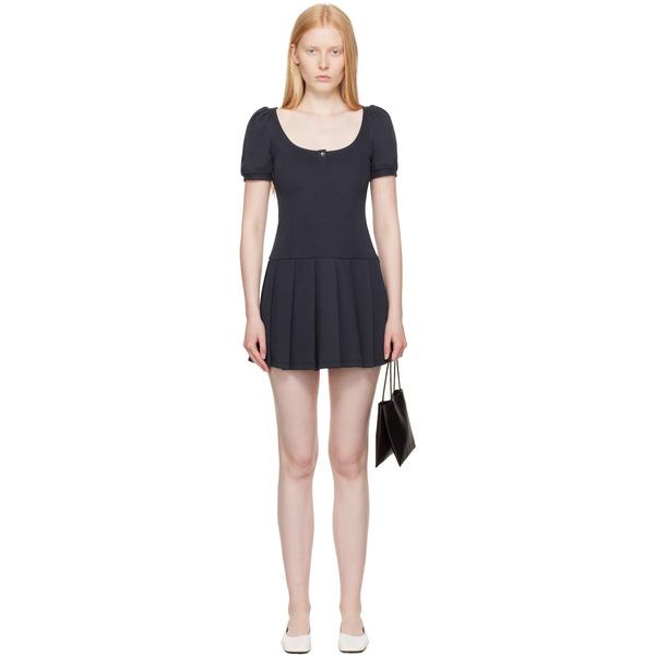  Sandy Liang Navy Camden Minidress 