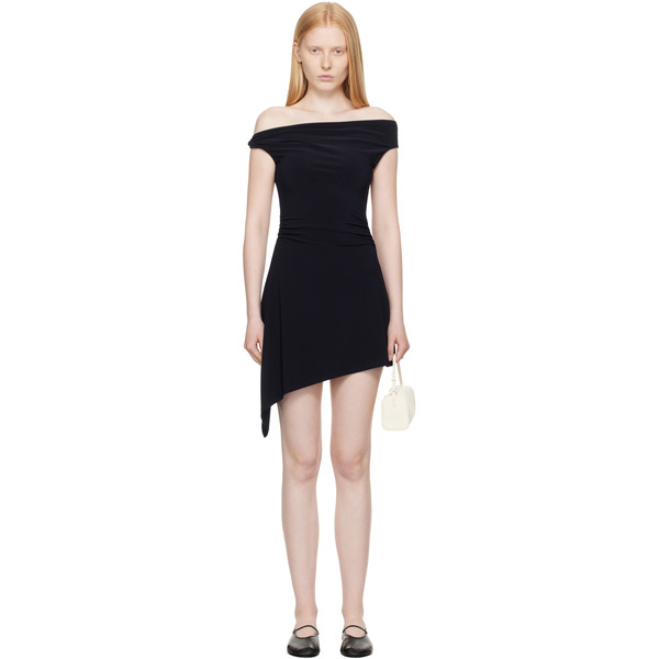  Sandy Liang Navy Riverton Minidress 