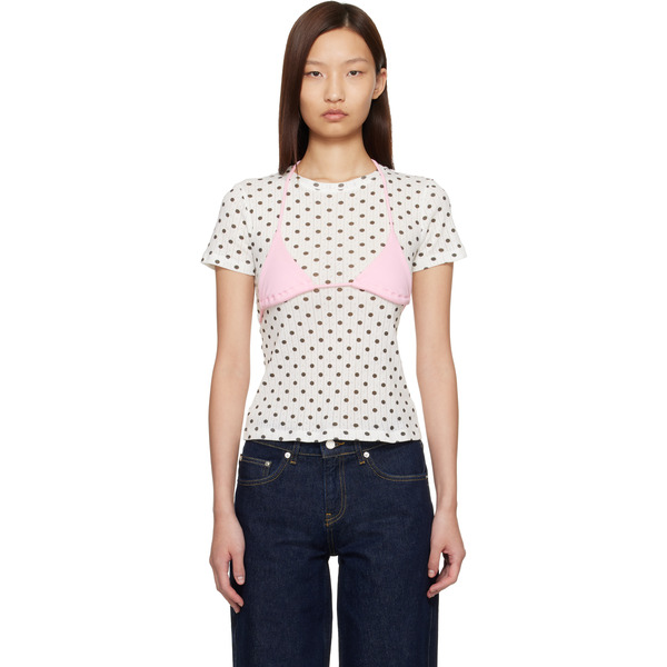  Sandy Liang Off-white Effie T-shirt 