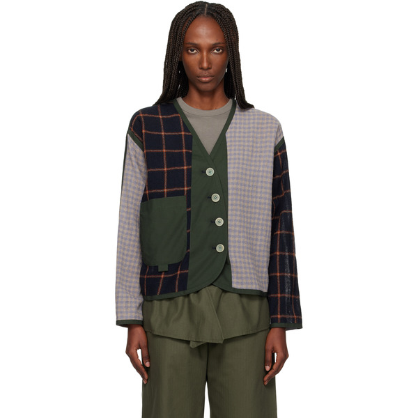  Sc103 Multicolor Ridge Cardigan 