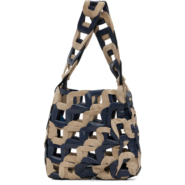  Sc103 Navy & Beige Links Bag 