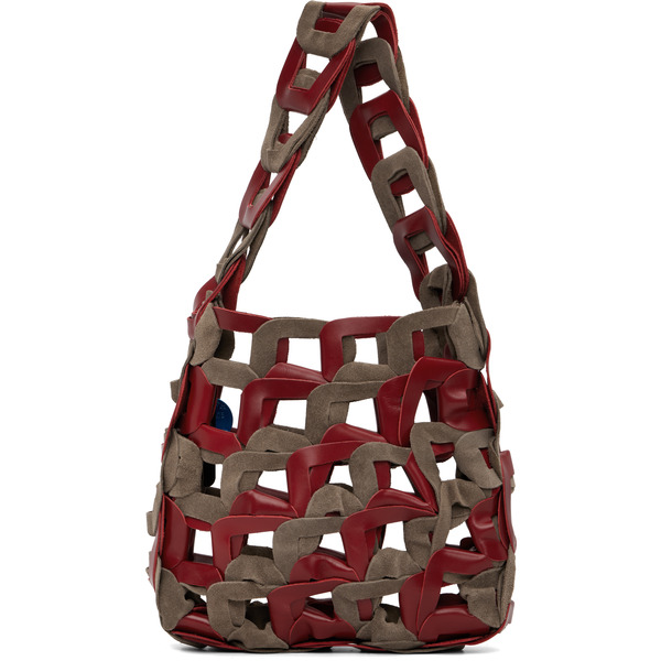  Sc103 Red & Brown Links Bag 