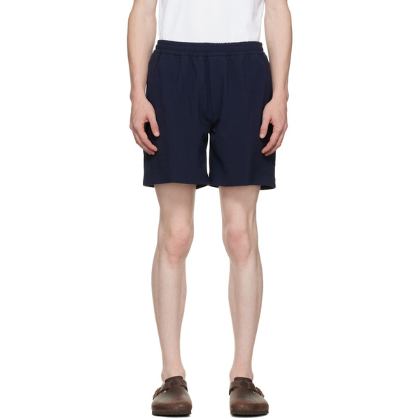 Second/layer Navy Madero Boxer Shorts 