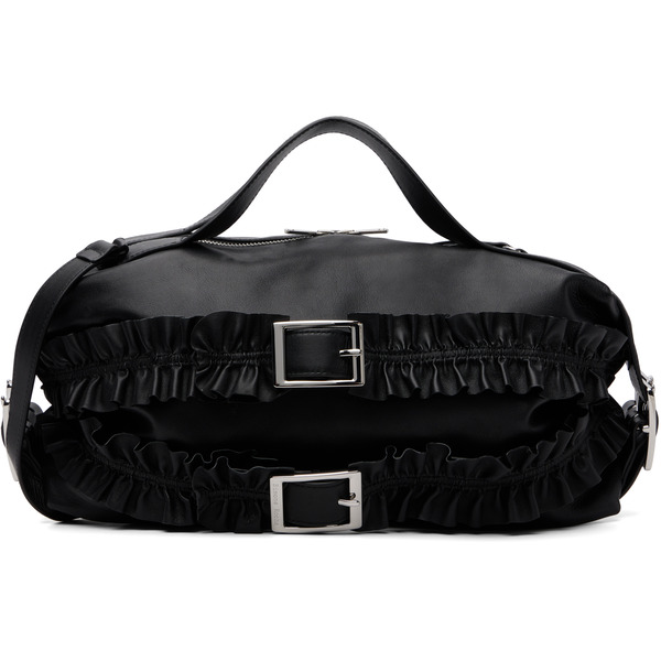  Simone Rocha Black Biker Frill Bag 
