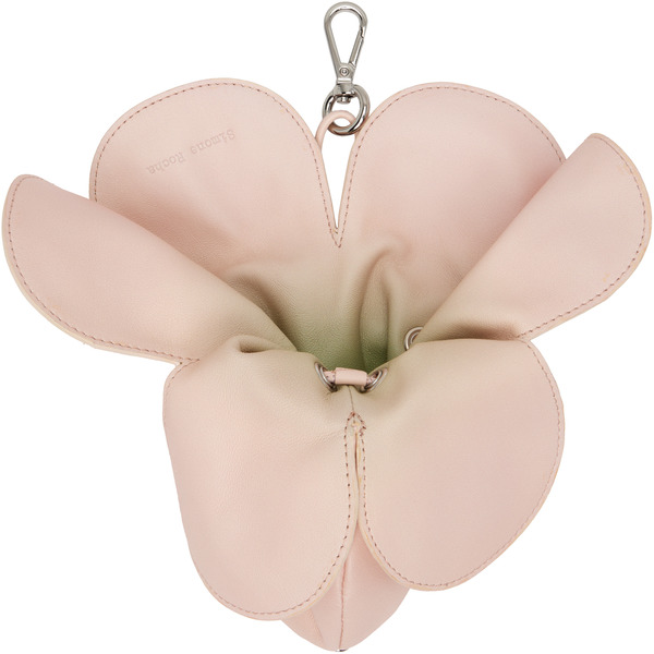  Simone Rocha Pink Flower Coinpurse Keychain 