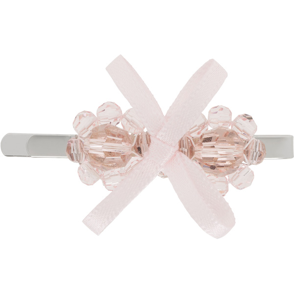  Simone Rocha Pink Petite Bow Mini Flower Hair Clip 