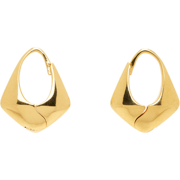  Sophie Buhai Small Pyramid Hoop Earrings 