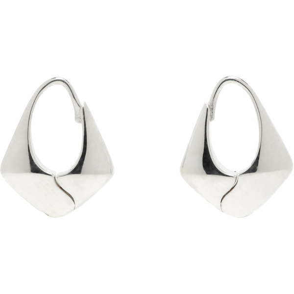  Sophie Buhai Small Pyramid Hoop Earrings 