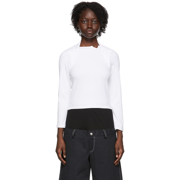  Spencer Badu White Viscose T-shirt 