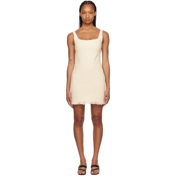  Staud Off-white Isabela Minidress 