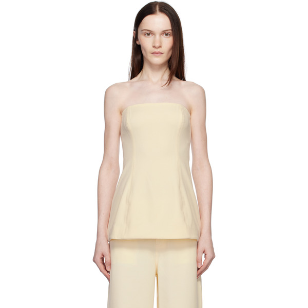  Staud Off-white Silvia Tube Top 