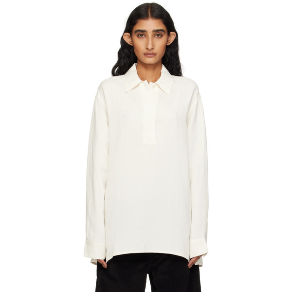  Studio Nicholson Beige Pinole Shirt 