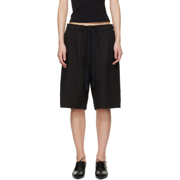  Studio Nicholson Black Demba Shorts 