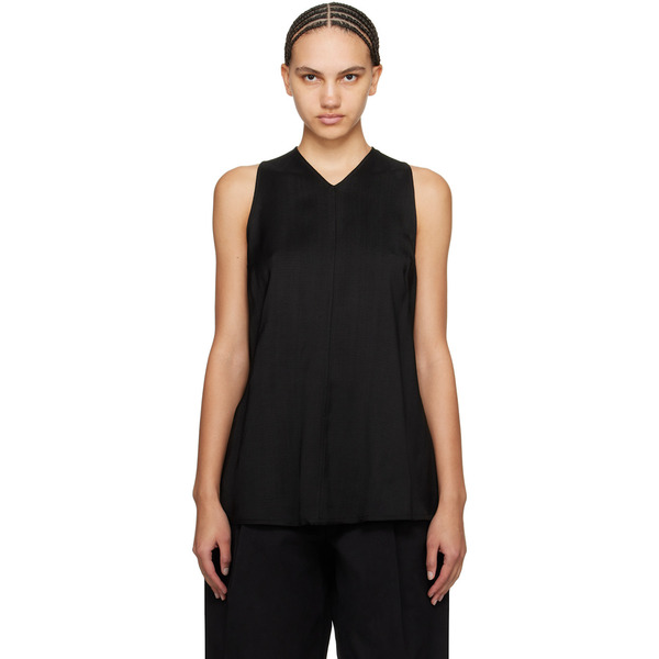  Studio Nicholson Black Forres Tank Top 