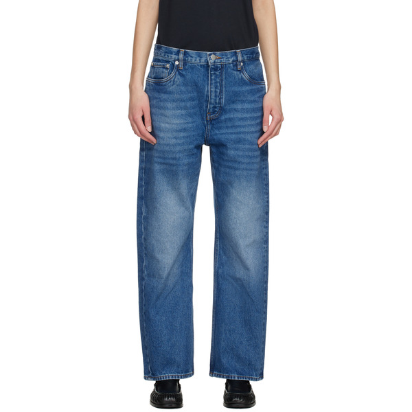  Studio Nicholson Blue Denjo Jeans 