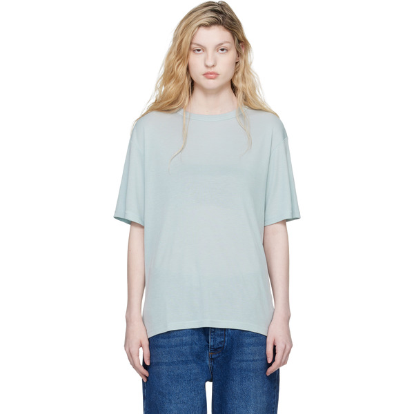  Studio Nicholson Blue Rond T-shirt 