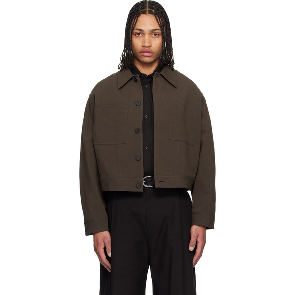  Studio Nicholson Brown Piper Jacket 