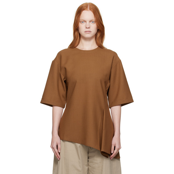  Studio Nicholson Brown Vichy Top 