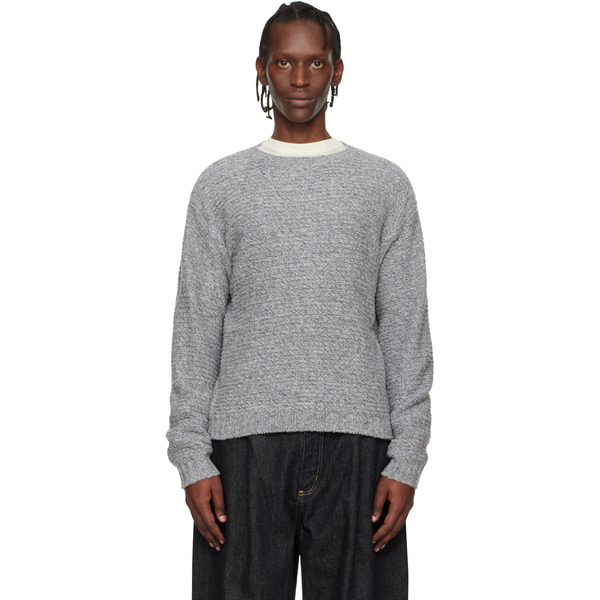  Studio Nicholson Gray Camden Knit Sweater 